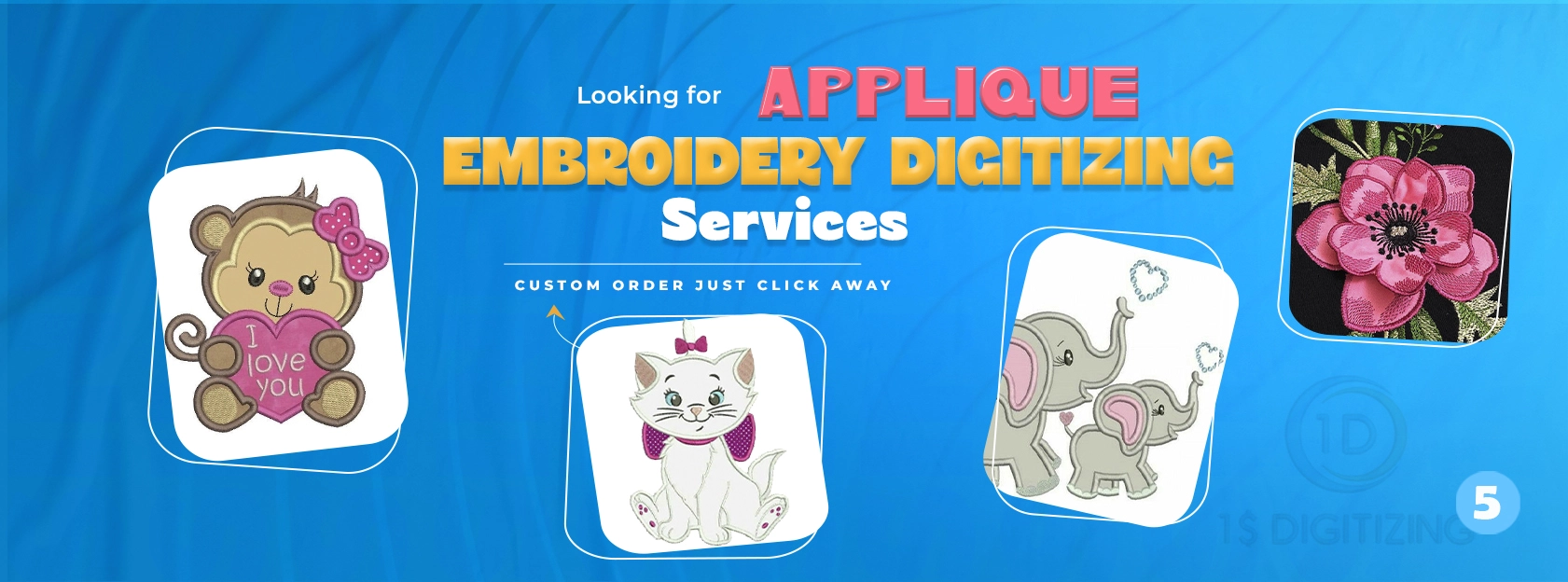 Applique Embroidery Digitizing
